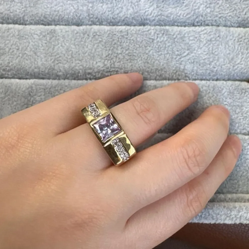 Unbranded Women's Silver and Purple Jewellery